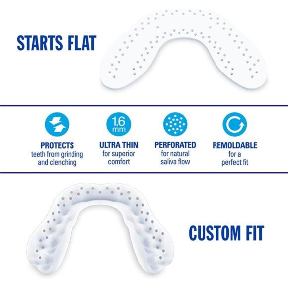 Nighttime Dental Guard – Comfortable Mouth Guard for Bruxism - Custom Fitted - Picture 4 of 7